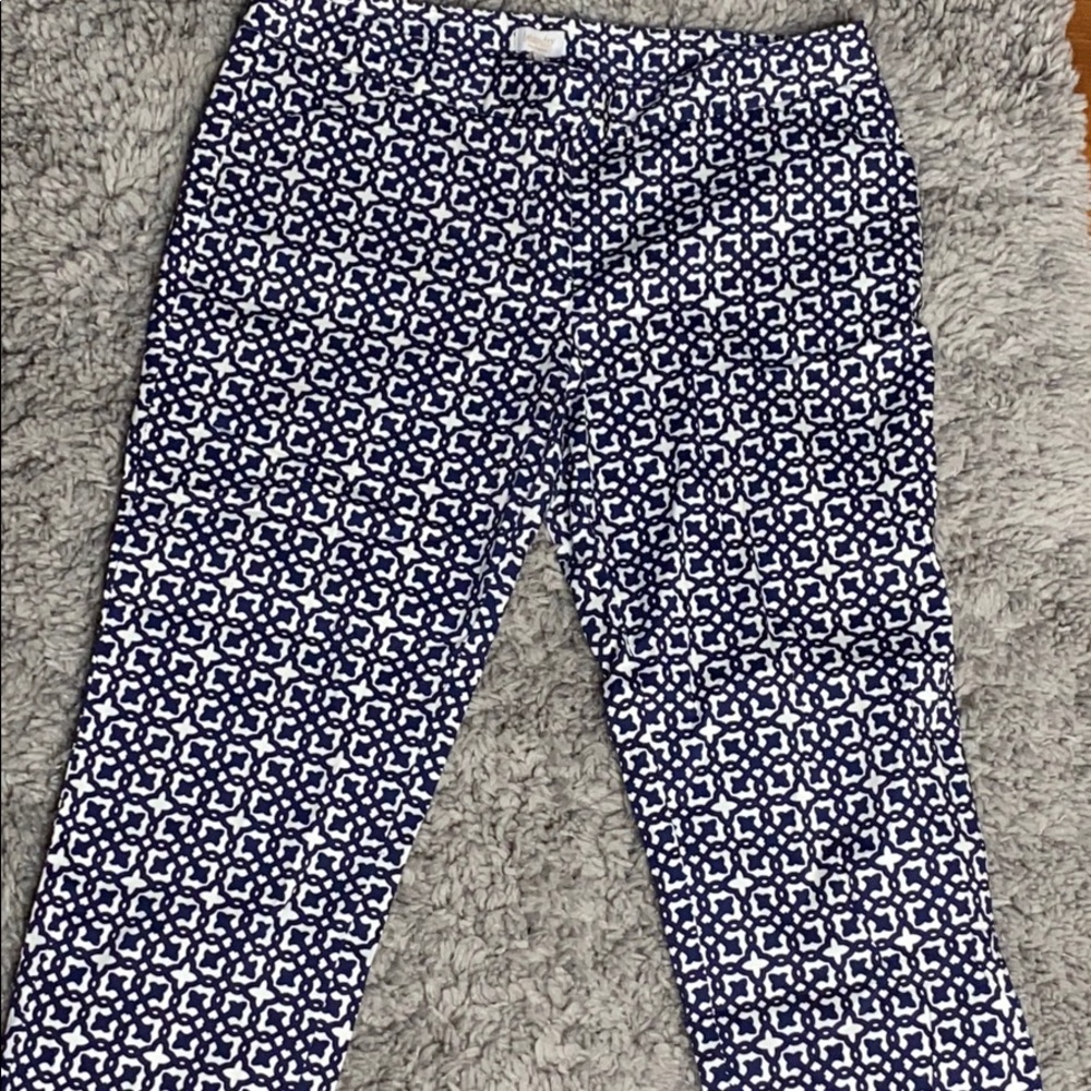 Navy Capri work pants